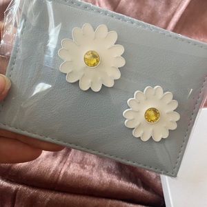 Swarovski Crystal sky blue wallet